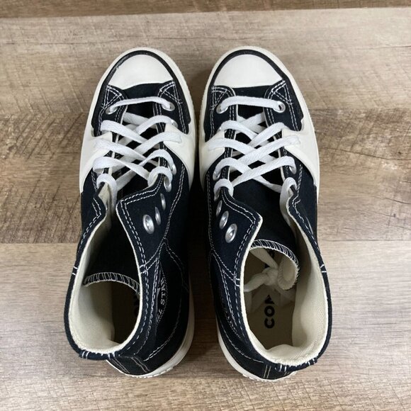 Converse Chuck Taylor All Star Construct Workwear Black Platform Womens 8.5 NEW - Picture 6 of 9